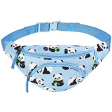 Panda Blue Fanny Pack