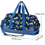 Truck Blue Duffle Bag