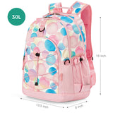 Dot Pink Backpack 18 Inch