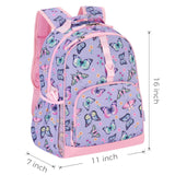 Butterfly Flower Purple Backpack