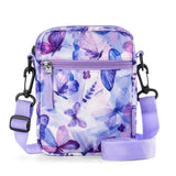 Butterfly Purple Crossbody Purse Small