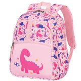 Dinosaur Pink Toddler Backpack 12 Inch