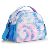 Tie Dye Swirl Blue Lunch Bag