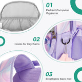 Gradient Fluid Purple Backpack