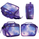 Galaxy Purple Lunch Box