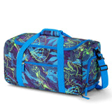 Dinosaur Blue Rolling Duffle Bag