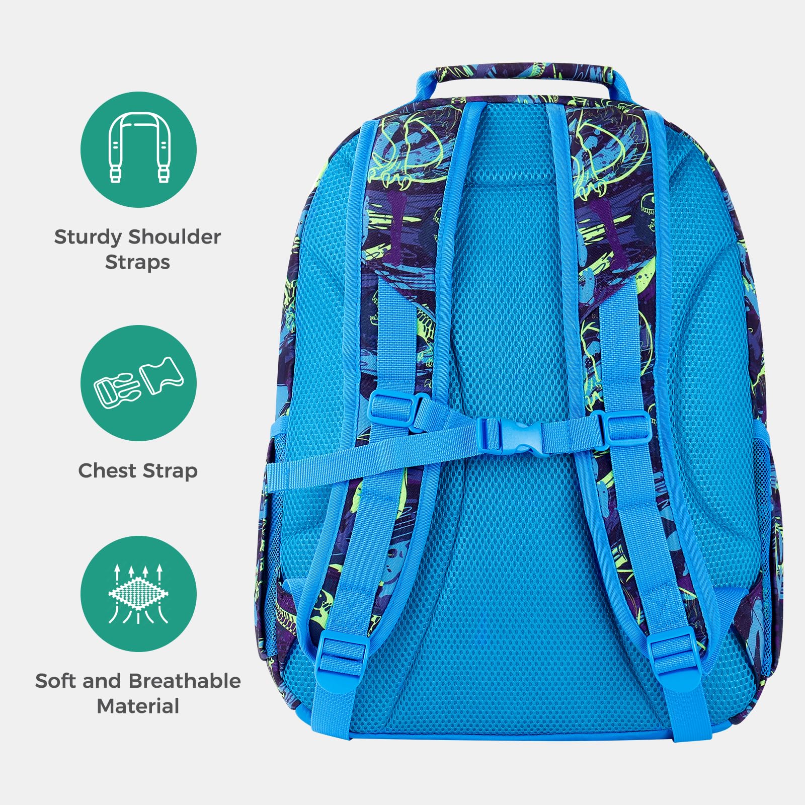 Dinosaur Blue Backpack