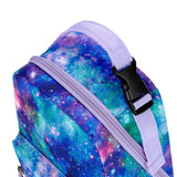 Galaxy Purple Green Portable Lunch Bag