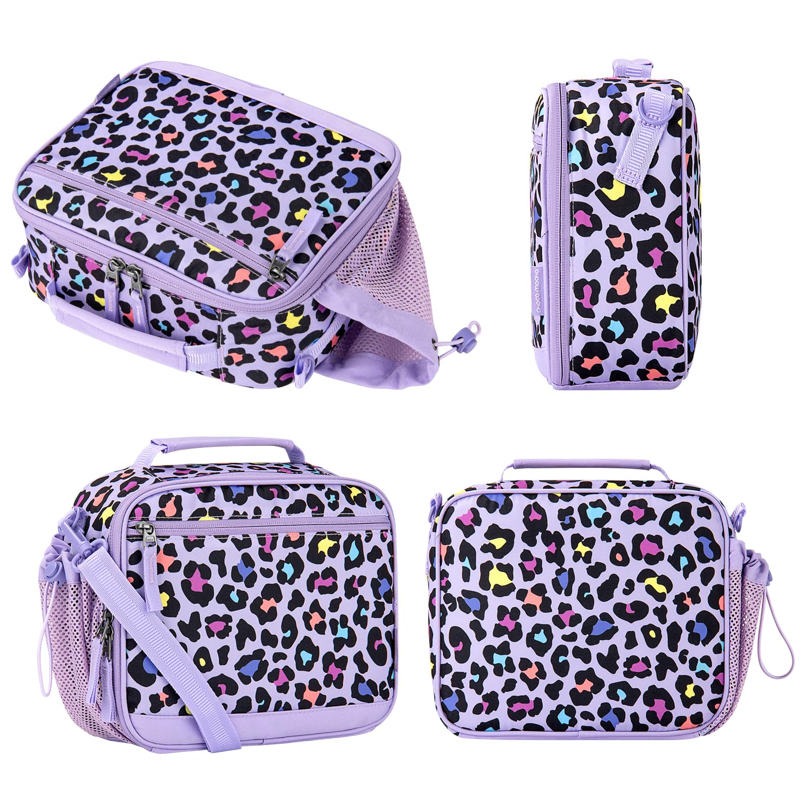 Leopard Purple Lunch Box
