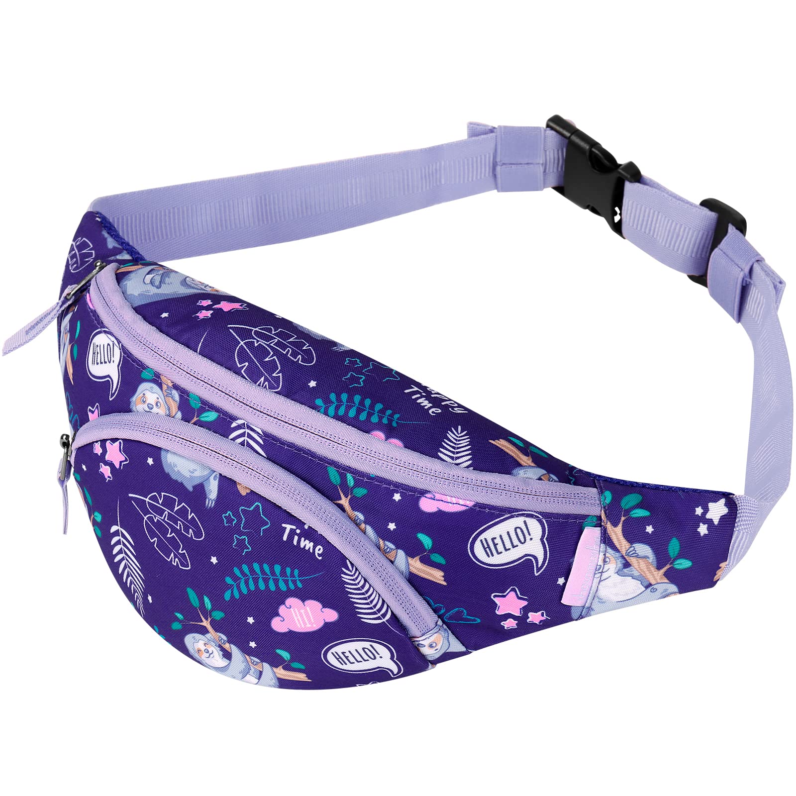 Sloth Purple Fanny Pack