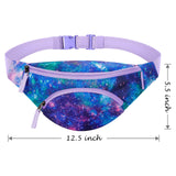 Galaxy Purple Fanny Pack