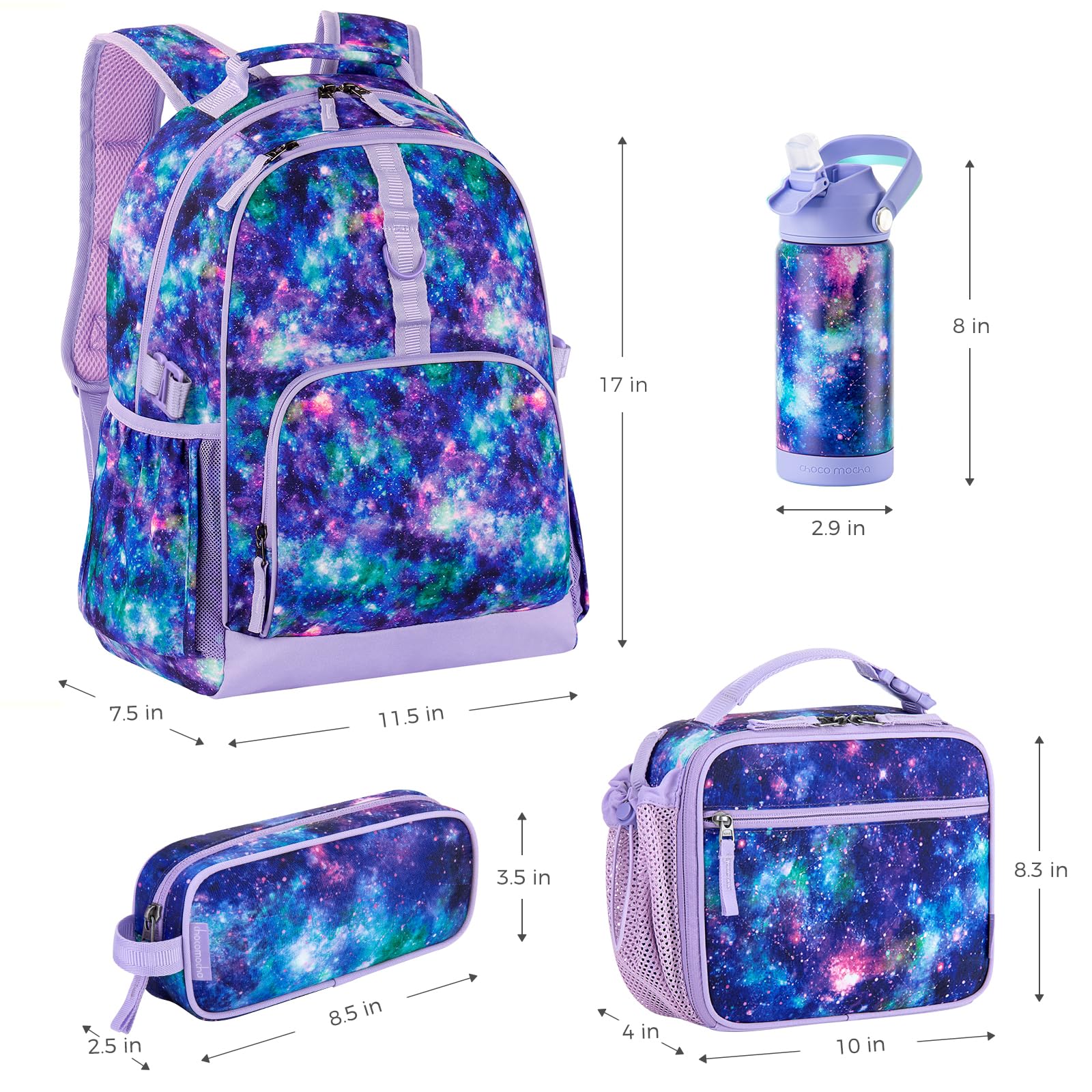 Galaxy Purple Backpack