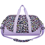 Leopard Purple Duffle Bag