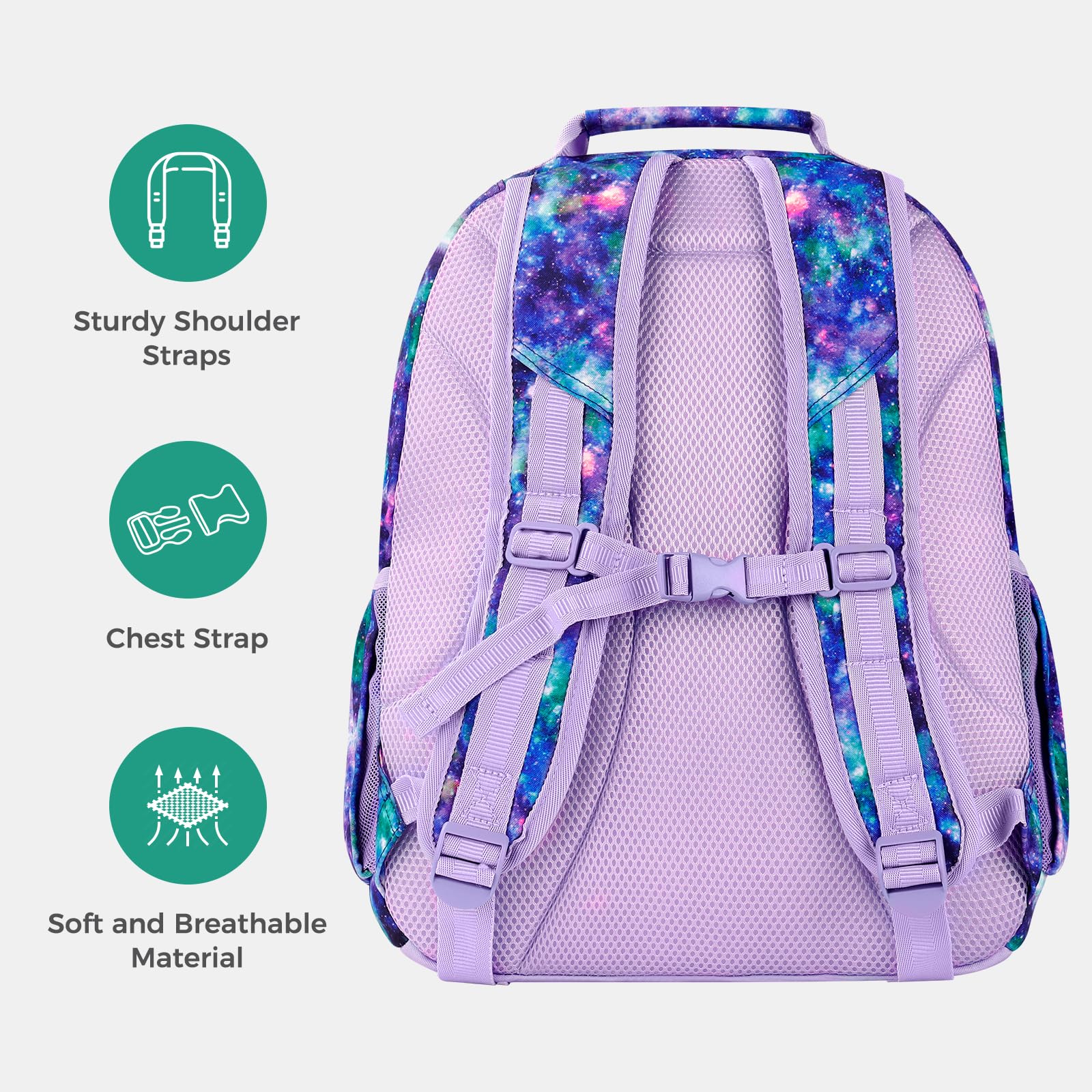Galaxy Purple Backpack