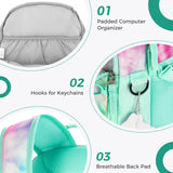 Tie Dye Teal Backpack