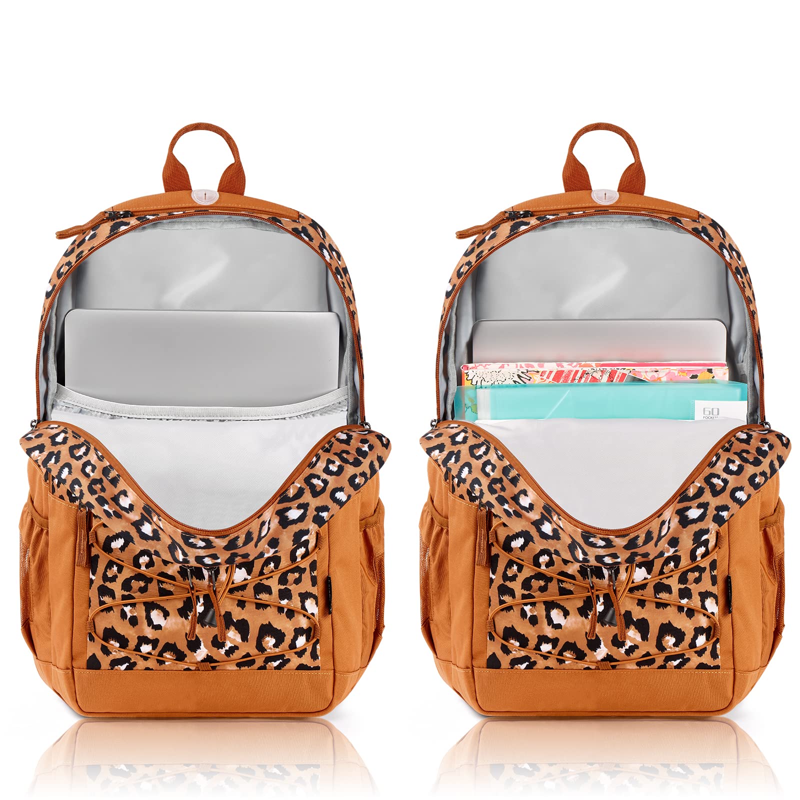 Leopard Brown Backpack