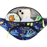 Dinosaur Blue Fanny Pack