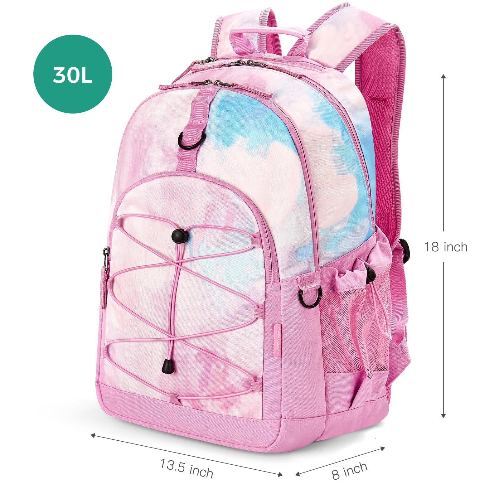 Fade Pink Backpack 18 Inch