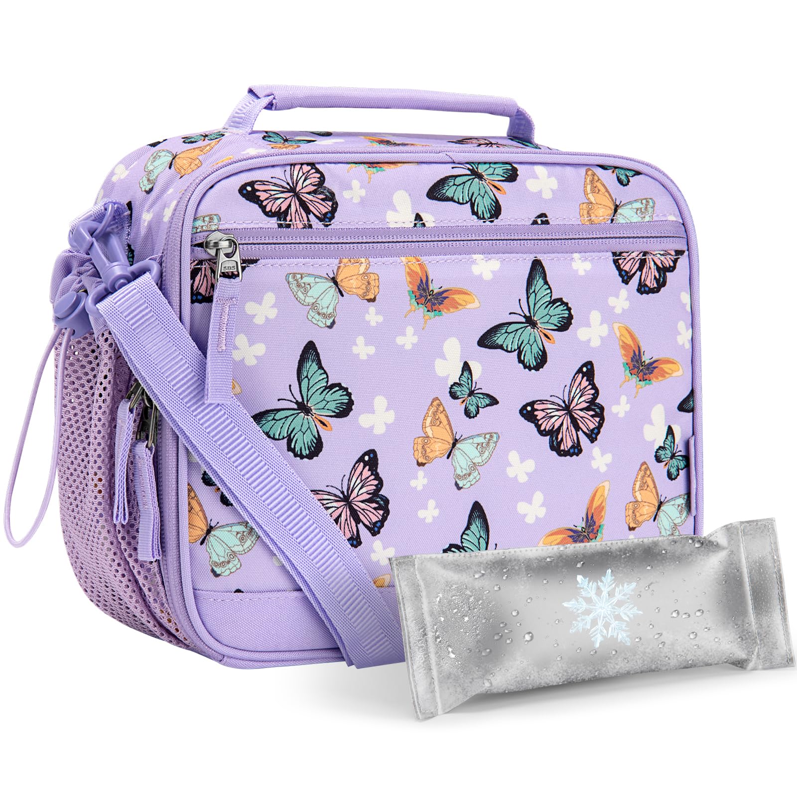 Butterfly Purple Lunch Box