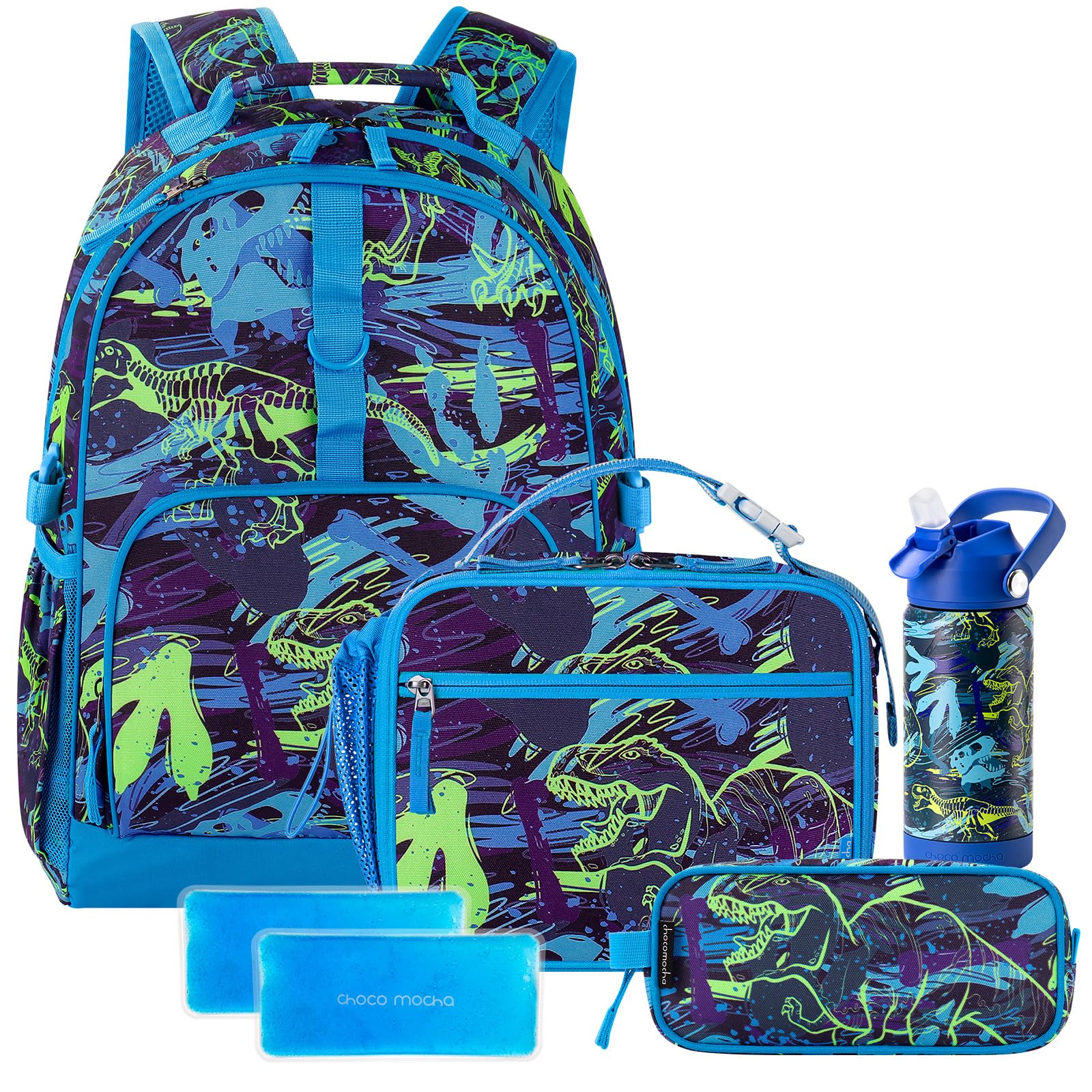 Dinosaur Blue Backpack