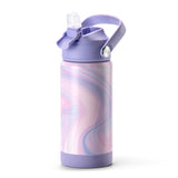 Fluid Colorful Purple Water Bottle 18Oz