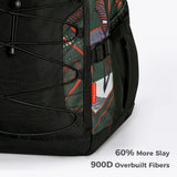 Geometric Gray Backpack