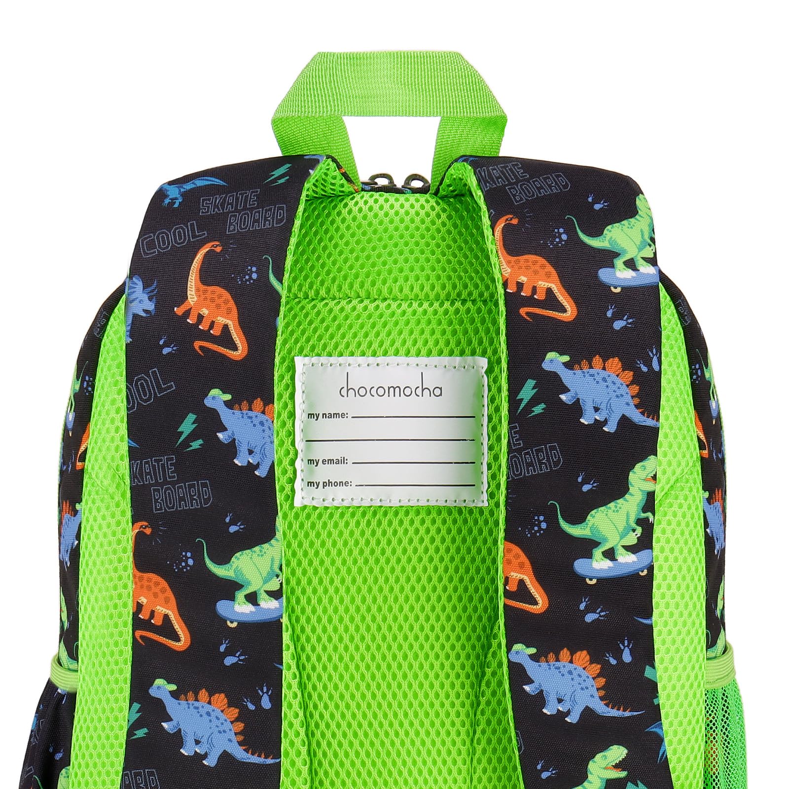 Dinosaur Green Toddler Backpack 12 Inch