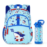 Shark Blue Toddler Backpack 12 Inch
