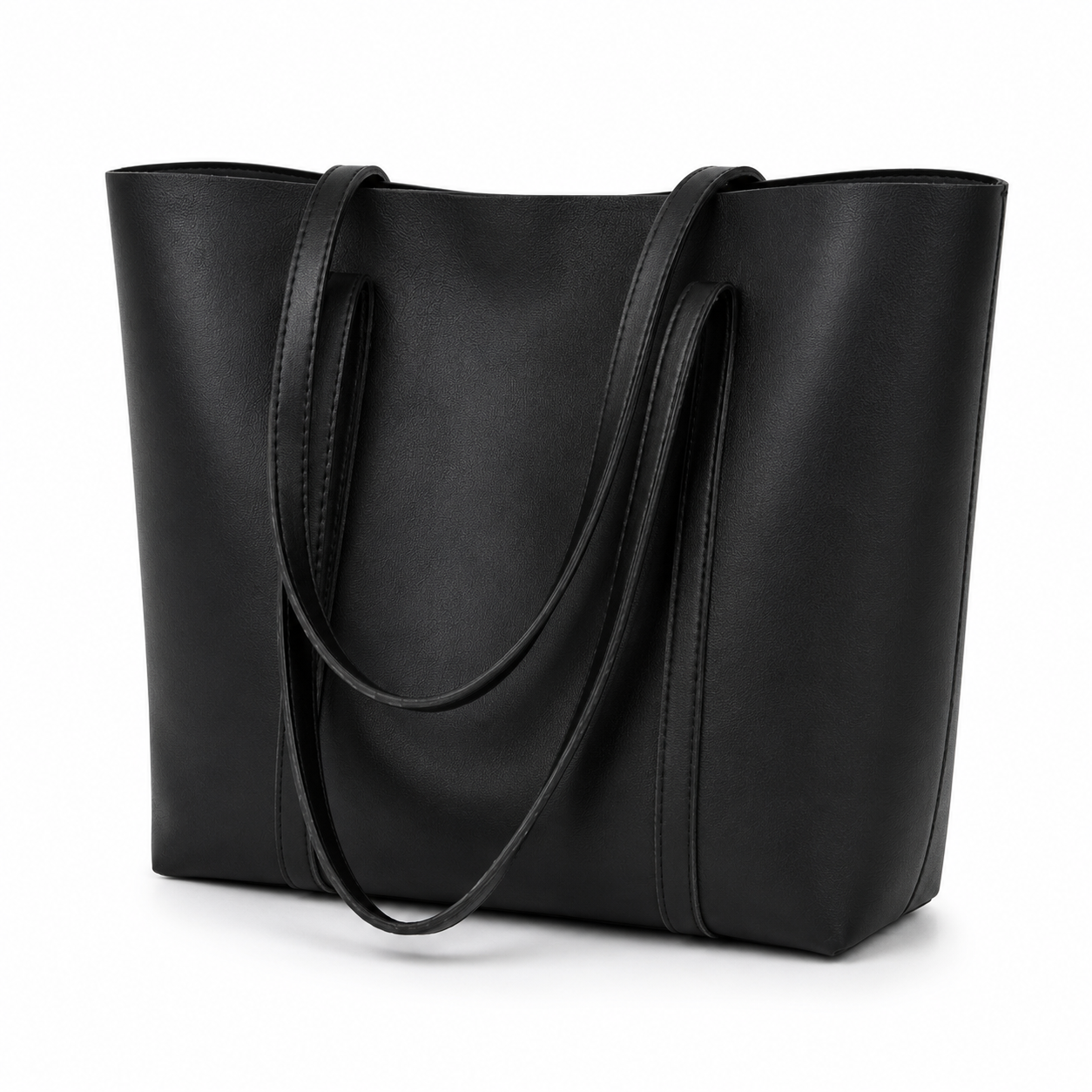 Castle Rock Faux Leather Shopping Bag