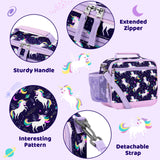 Unicorn Purple Lunch Box