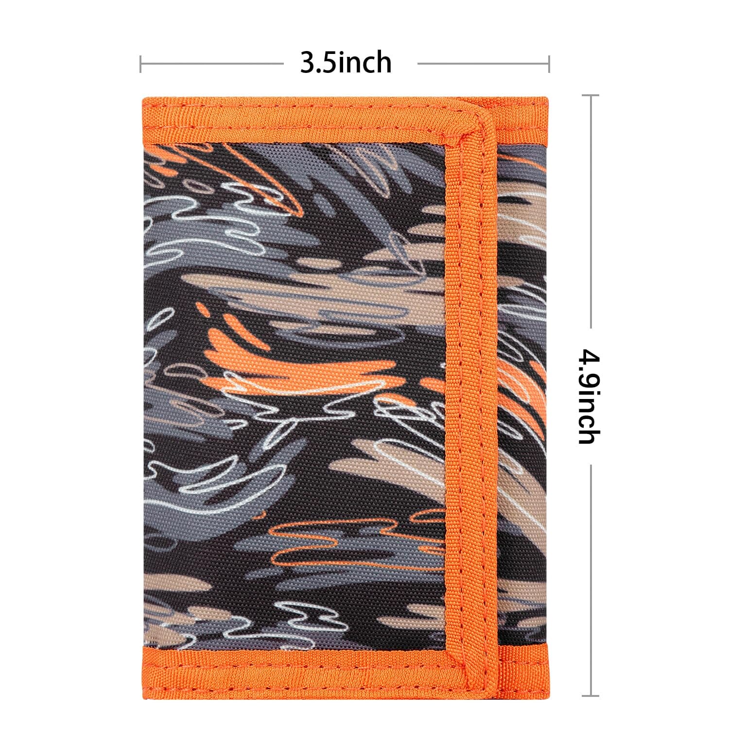 Camo Orange Wallet Boys Wallets Choco Mocha 