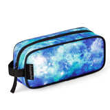 Choco Mocha Galaxy Pencil Case for Boys Toddler, Soft Zipper Small Pencil Pouch for Little Boys, Kids Pencil Bag for Boys, Blue Choco Mocha 