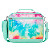 Choco Mocha Tie Dye Kids Lunch Box for Girls Lunch Boxes for School Lunch Bag for Girls with Shoulder Strap for Toddler Preschool Kindergarten kids Colorful Choco Mocha 
