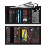 Geometry Black Red Wallet Boys Wallets Choco Mocha 