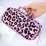 Leopard Pink Pencil Case Pencil Case Choco Mocha 