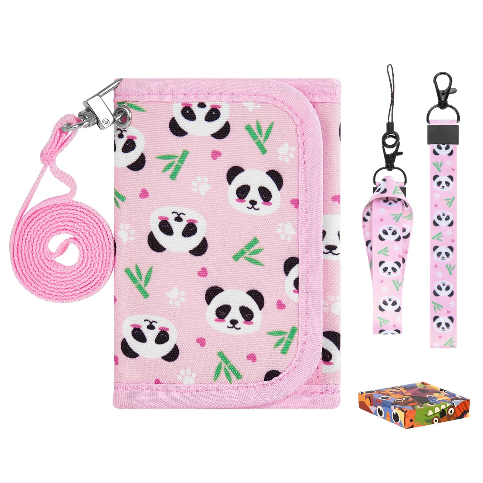 Panda-Pink Wallet Girls Wallet Choco Mocha 