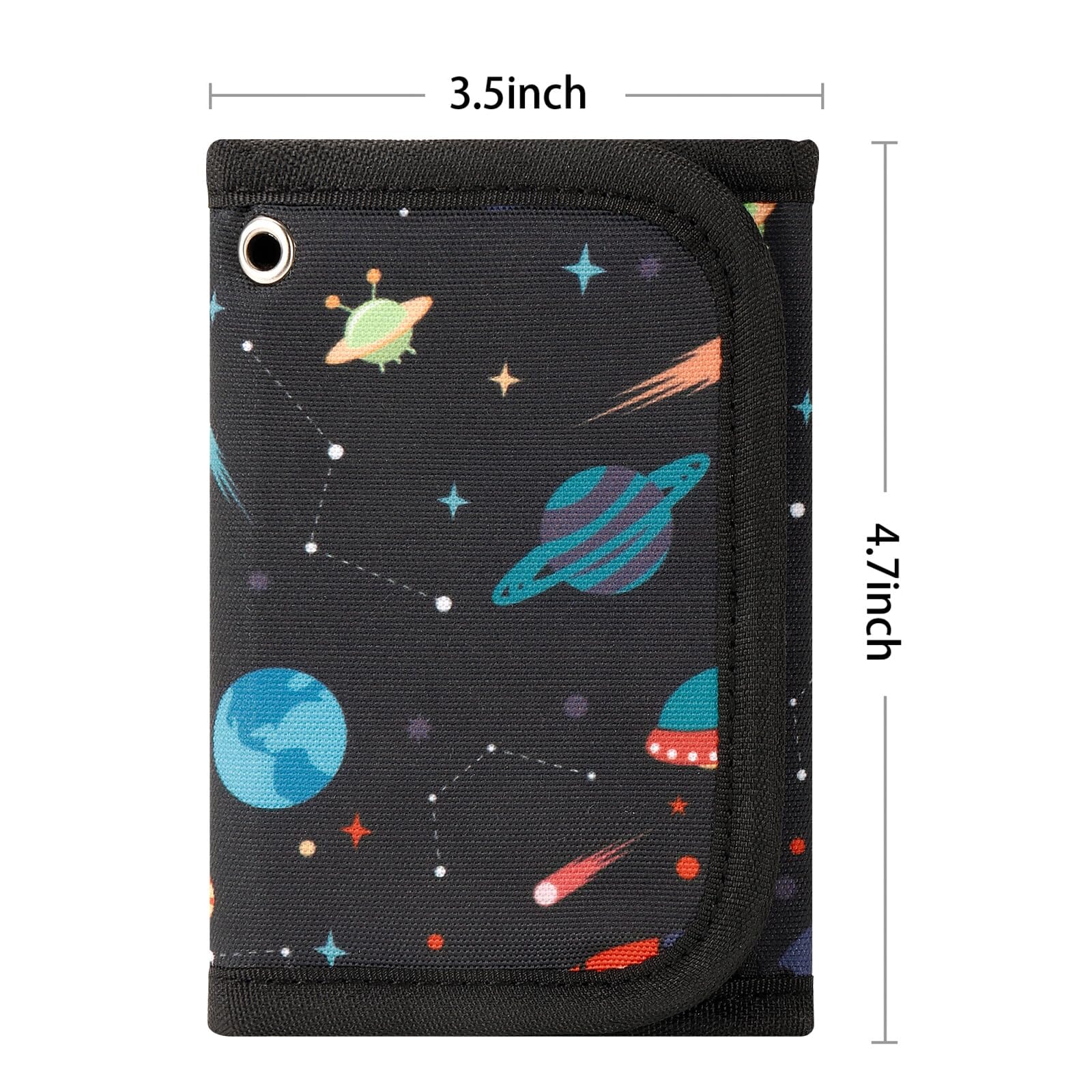 Space Blue Wallet Boys Wallets Choco Mocha 