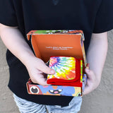 Tie Dye- Multicolor Firework Wallet Girls Wallet Choco Mocha 