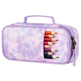 Tie Dye Pink Purple Pencil Case Pencil Case Choco Mocha 