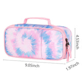 Tie Dye Swirl Pink Pencil Case Pencil Case Choco Mocha 