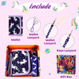 Unicorn-Purple Wallet Girls Wallet Choco Mocha 